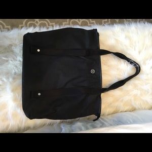 Lululemon Black Tote Bag